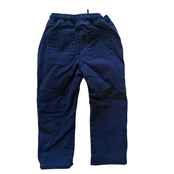 Cat & Jack 3T Jogger Pants Navy Fleece Lined Boys Warm Cozy Playful - Picture 3 of 5